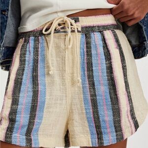 Free People Striped Women's Shorts size L Kalli board shorts